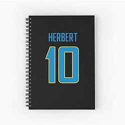 Justin Herbert Chargers Notebook