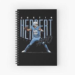 Justin Herbert Spiral Notebook