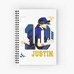 Justin Herbert Football Player Spiral Notebook