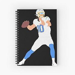 Justin Herbert Spiral Notebook