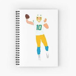 Justin Herbert Chargers Notebook