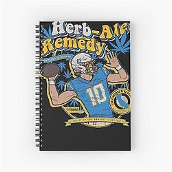 Justin Herbert Spiral Notebook