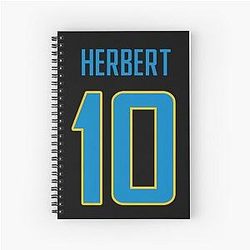Justin Herbert Chargers Notebook