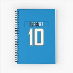 Justin Herbert Chargers Notebook