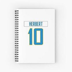 Justin Herbert Chargers Notebook