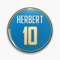 Justin Herbert Los Angeles Chargers Pin