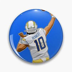 Justin Herbert Throw Classic T-Shirt Pin