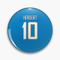 Justin Herbert Chargers Pin