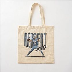 Justin Herbert Cotton Tote Bag
