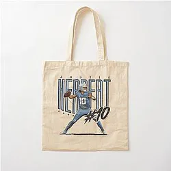 Justin Herbert Cotton Tote Bag