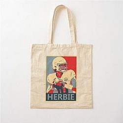 Justin Herbert Chargers Cotton Tote Bag