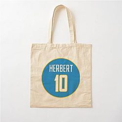 Justin Herbert Los Angeles Chargers Cotton Tote Bag