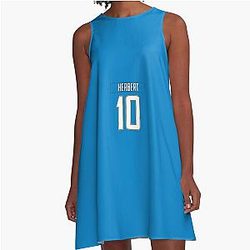 Justin Herbert Chargers A Line Dress
