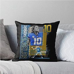 Justin Herbert Football Pillow