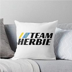 Team Justin Herbert LA Chargers Throw Pillow