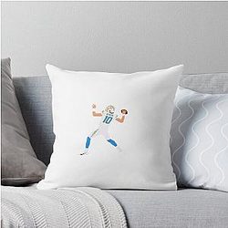 Justin Herbert Throw Pillow