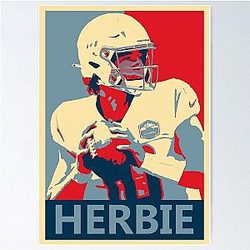Justin Herbert Chargers Poster
