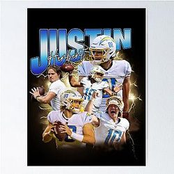 Justin Herbert Poster