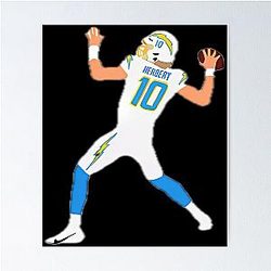 Justin Herbert Poster