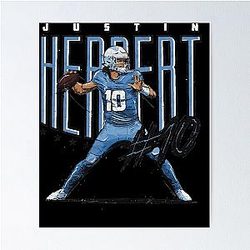 Justin Herbert Essential Poster