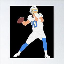 Justin Herbert Poster
