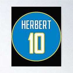 Justin Herbert Los Angeles Chargers Poster