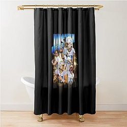 Justin Herbert Shower Curtain