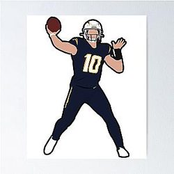 Justin Herbert Poster