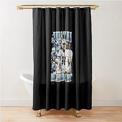 Justin Herbert Shower Curtain