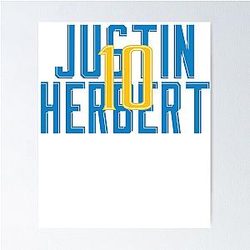Justin Herbert Poster