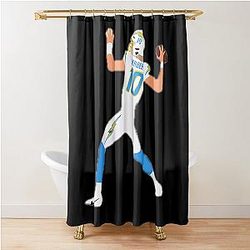 Justin Herbert Shower Curtain