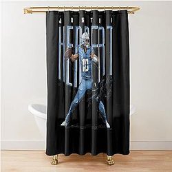 Justin Herbert Shower Curtain