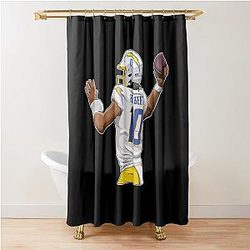 Justin Herbert Shower Curtain