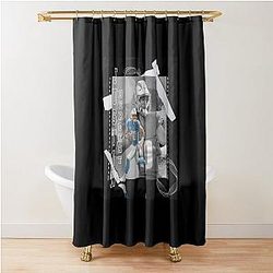 Justin Herbert Chargers Shower Curtain