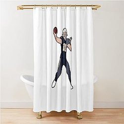 Justin Herbert Shower Curtain