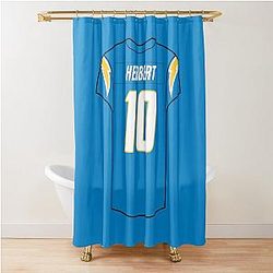 Justin Herbert Shower Curtain