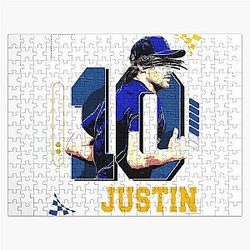 Justin Herbert football Player Jigsaw Puzzle Design 3