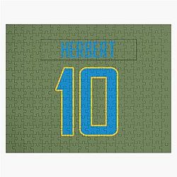 Justin Herbert Chargers Jigsaw Puzzle Phone Case