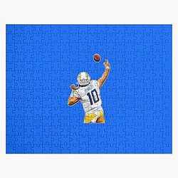 Justin Herbert Throw Classic T-Shirt Jigsaw Puzzle