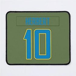 Justin Herbert Chargers Phone Case Mouse Pad