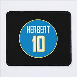 Justin Herbert Los Angeles Chargers Mouse Pad