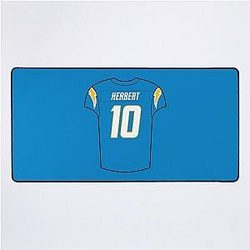 Justin Herbert Jersey Desk Mat
