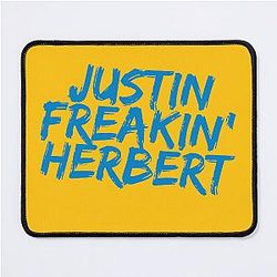 Justin Herbert, Los Angeles Chargers Mouse Pad