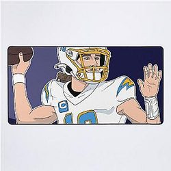 Justin Herbert Quarterback Desk Mat