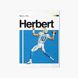 Justin Herbert Art Board Print