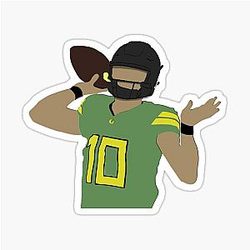 Justin Herbert Minimalist Sticker