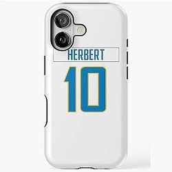 Justin Herbert Chargers iPhone Tough Case