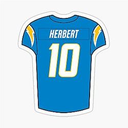 Justin Herbert Home Jersey