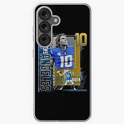 Justin Herbert Football Soft Case for Samsung Galaxy