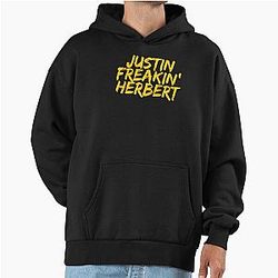Justin Herbert Los Angeles Chargers Premium Oversized Hoodie